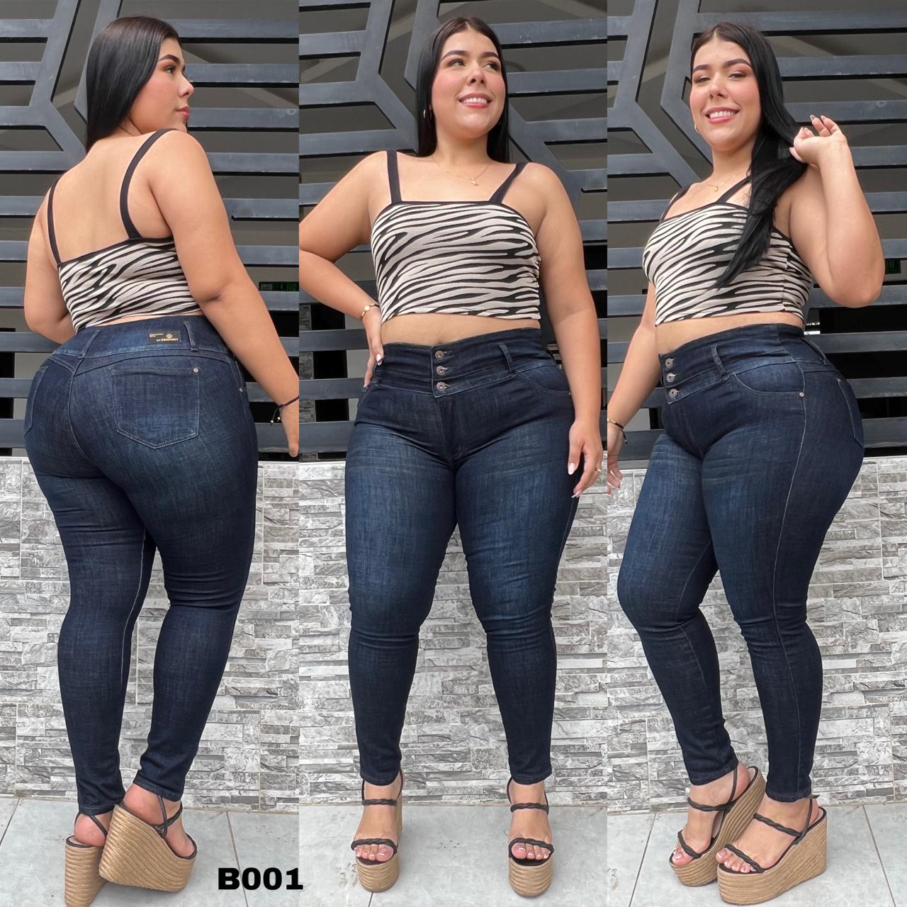 JEANS DAMA PLUS Stretch 001