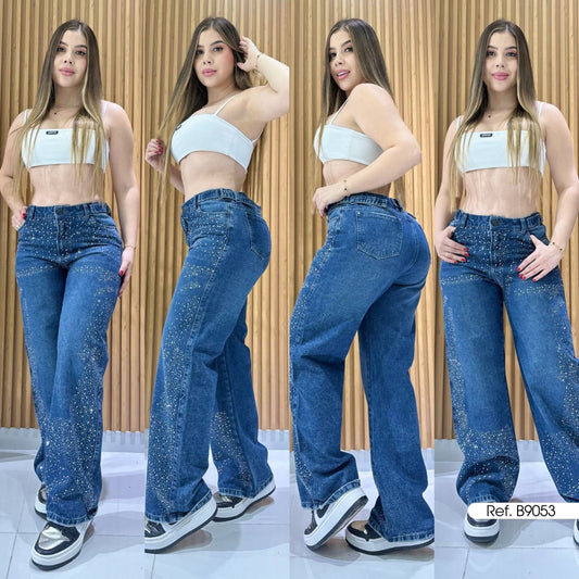 JEANS CARGO DAMA  9053