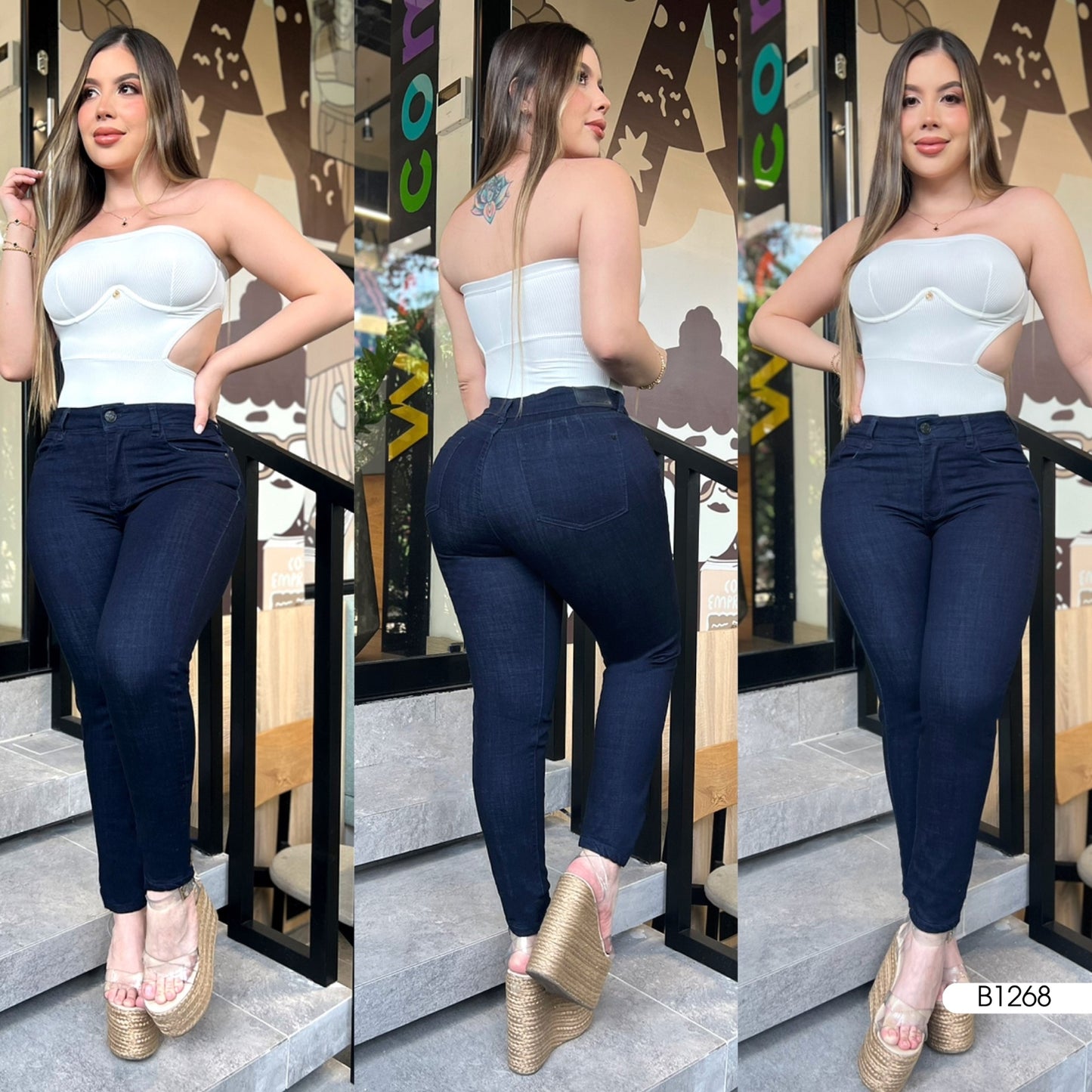 JEANS  DAMA Stretch 1268