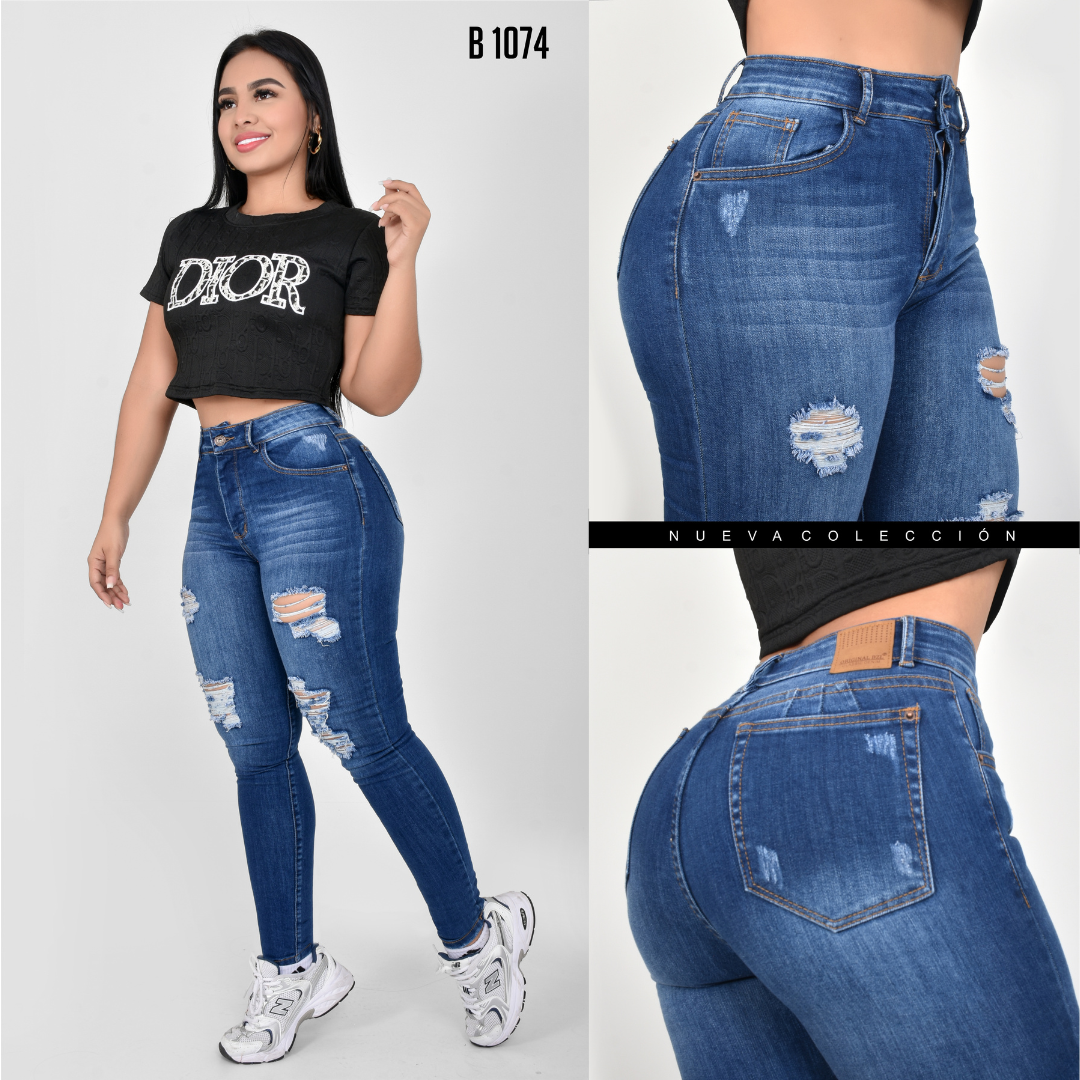 JEANS  DAMA Stretch 1074