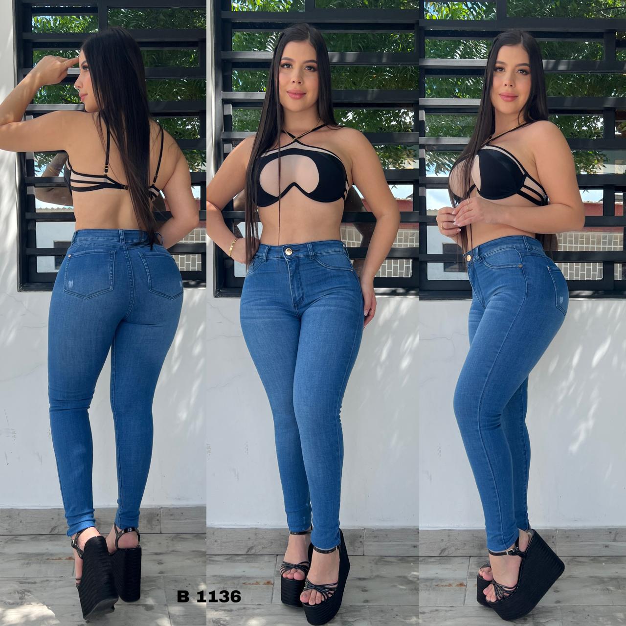 JEANS  DAMA Stretch 1136