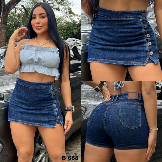 FALDA SHORT 658