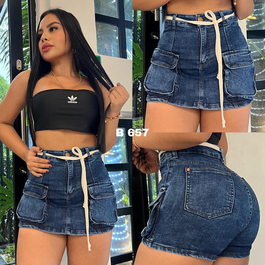 FALDA SHORT 657