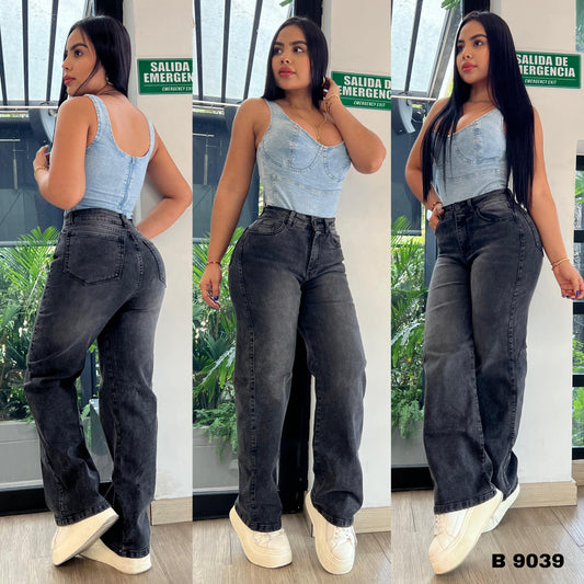 JEANS CARGO DAMA  9039