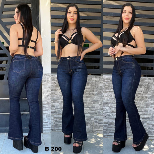 JEANS  BOTA CAMPANA DAMA Stretch 200