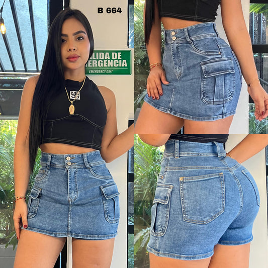 FALDA SHORT 664