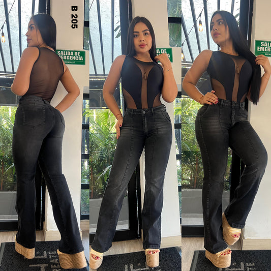 JEANS  BOTA CAMPANA DAMA Stretch 205
