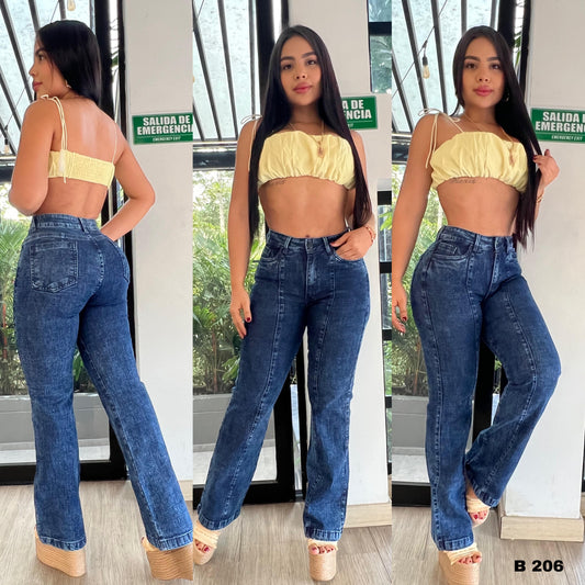 JEANS  BOTA CAMPANA DAMA Stretch 206
