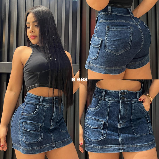 FALDA SHORT 668