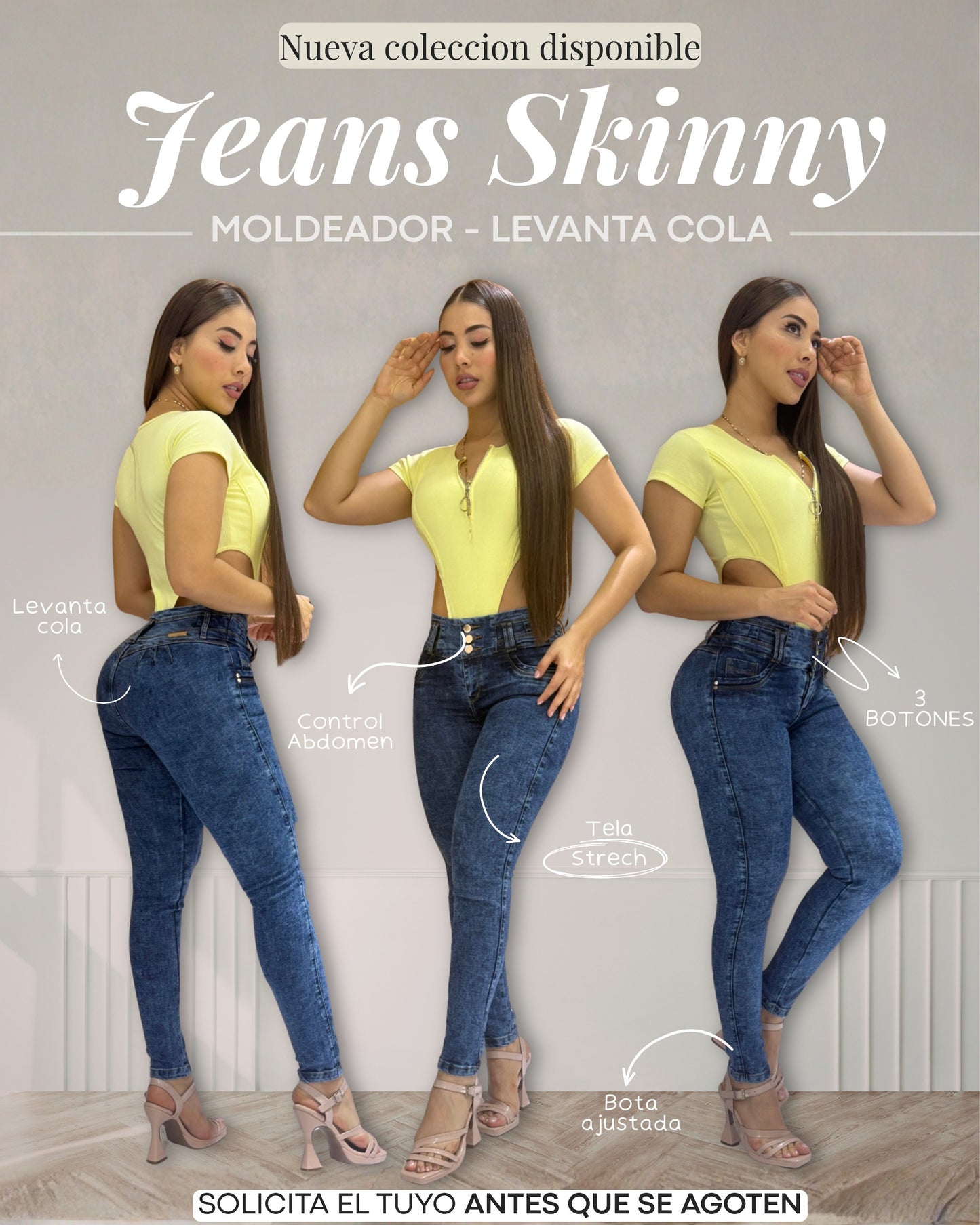 JEANS  DAMA Stretch 1270